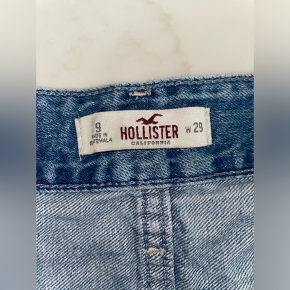 Hollister mid rise boyfriend Jean shorts-size 9 - Picture 4 of 11